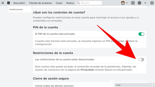 Formas de configurar controles parentales en Roblox 1 formas de configurar controles parentales en roblox 1